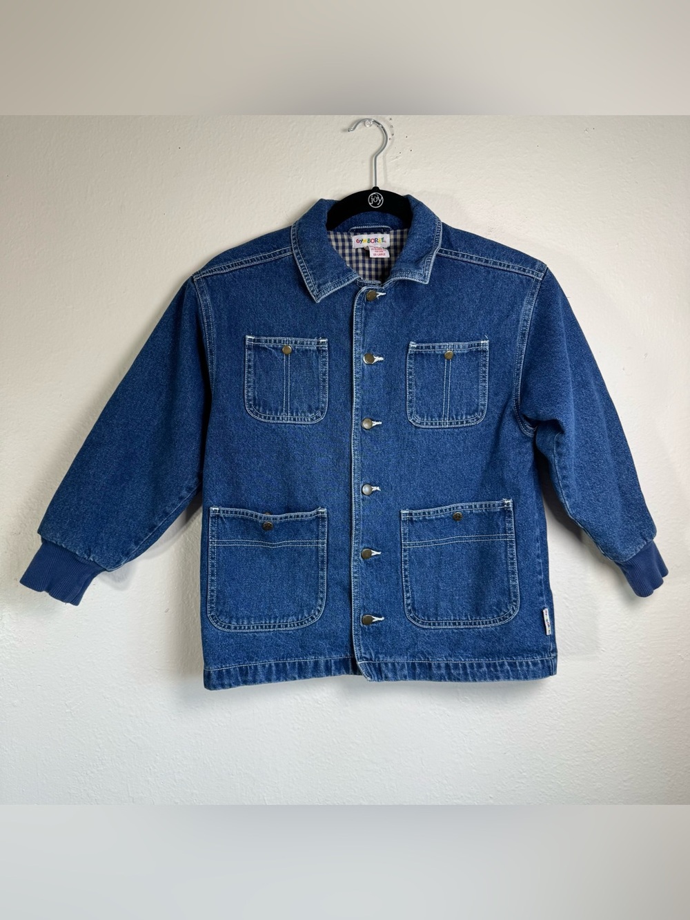 Vintage Gymboree Denim Jacket Boys XXL (8-10yo?) Lined Button Jean
